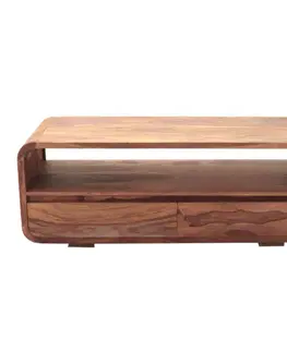 TV stolíky TV stolík 120x45x45 indický masív palisander