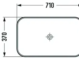 Umývadlá MEXEN - Vena umývadlo na dosku 60 x 37, čierna mat 22196085