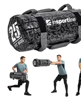 Posilňovacie vrecia Posilňovací vak s úchopmi inSPORTline Fitbag Camu 25 kg