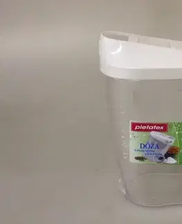 Dózy na potraviny PLETATEX - Dóza s posuvným uzáverom 1,4L, rôzne farby