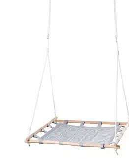 Hračky na záhradu Woody Hojdací štvorec s textíliou, 100 cm