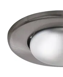 Bodové svetlá Stropná lampa, saténový nikel, okrúhla, OZS-01