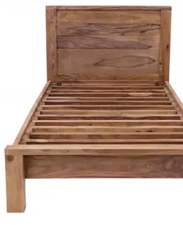 Postele Posteľ Kali 90x200 indický masív palisander