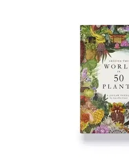 1000 dielikov Around the World in 50 Plants Puzzle