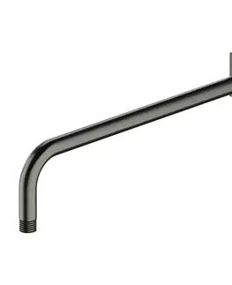 Kúpeľňové batérie OMNIRES - Nástenné sprchové rameno, 40 cm antracyt /AT/ RA01C/KAT