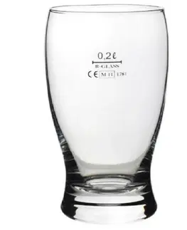 Poháre Kinekus Pohár sklo s ciachom 0,2l. GENTLEMAN