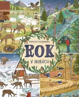 Leporelá, krabičky, puzzle knihy Rok v horách - Malgosa Piatkowska,Alexander Horák