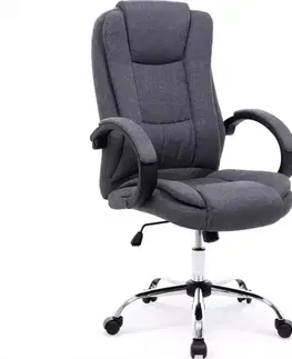 Otočné kreslá Kancelárske kreslo Relax 2 Tmavý Šedá