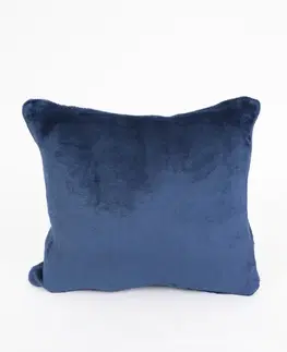 Dekoračné obliečky MKLozkoviny.sk Obliečka na vankúšik mikroplyš Exclusive 40 × 40 cm - Laura námornícka modrá-  -