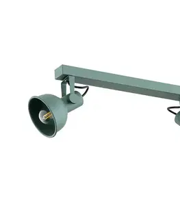 Svietidlá Argon 7174 - Bodové svietidlo LENORA 2xE14/7W/230V zelená 7174