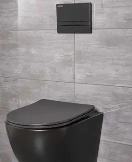 Záchody KERRA - Inštalačný set WC Delos BLM/Adriatic Black 5907548115881