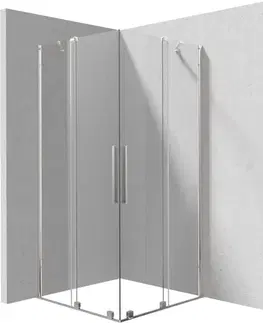 Sprchovacie kúty DEANTE - Sprchovací kút Prizma chróm, štvorcová, 90x90 cm KPN0P09P09