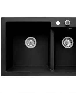 Granitové drezy Drez Credo 790X510X210 karbon