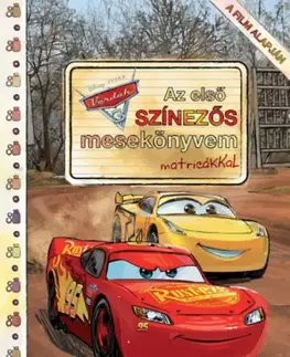 Nalepovačky, vystrihovačky, skladačky Verdák 3. - Első színezős mesekönyvem matricákkal