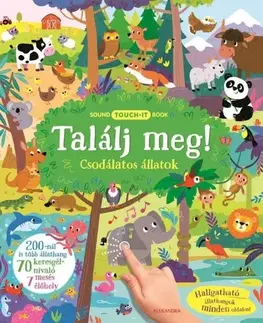 Zvukové knihy Találj meg! - Csodálatos állatok