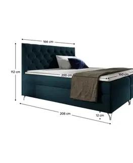 Boxspring Boxspringová posteľ GUINEVRA 6 Tempo Kondela