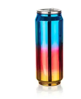 Termosky a termohrnčeky Banquet Termoska BE COOL 430 ml, modro-červeno-zlatá