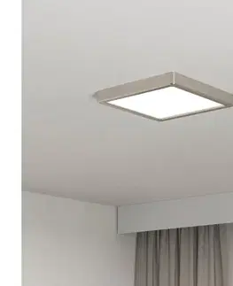 Svietidlá Eglo 901321 - LED stropné svietidlo FUEVA LED/10,5W/230V 2700/4000/6500K 22x22 cm chróm 901321