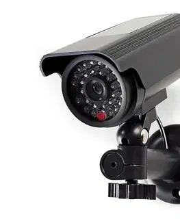 Bezpečnostné kamery  DUMCBS10BK - LED Maketa bezpečnostnej kamery 2xAA IP44 DUMCBS10BK
