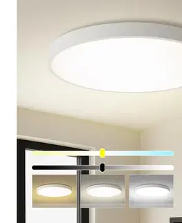 Svietidlá BRILAGI - stmievateľné LED svietidlo POOL SMART, 128 W / 230 V, priemer 100 cm, Wi‑Fi (Tuya), biele, s diaľkovým ovládaním BRI359