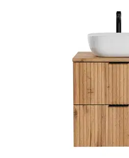 Skrinky s umývadlom ArtCom Kúpeľňová skrinka s umývadlom a doskou ADEL Oak DU60/1 | 60 cm