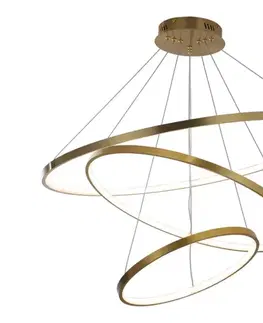 Svietidlá  LED Luster na lanku LEA LED/60W/230V 4000K pr. 80 cm zlatá 330031