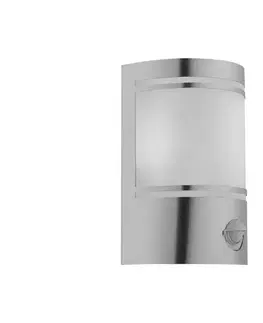 Svietidlá  Z3019S-CHRM - Vonkajšie nástenné svietidlo so senzorom ANIS 1xE27/60W IP44 Z3019S-CHRM