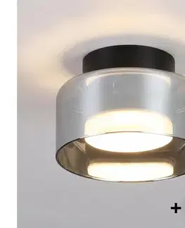 Svietidlá Brilagi - LED RGB stmievateľné bodové svietidlo AURA LUX 1xGX53/14W/230V Wi-Fi Tuya čierna/dymová BG3444+IM1490