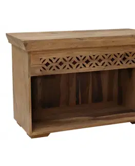 Botníky Botník Mira 90x60x40 indický masív palisander
