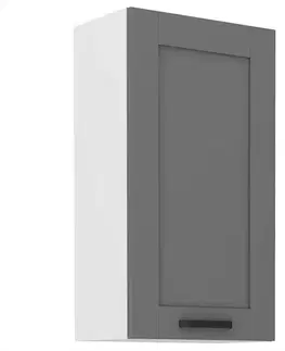 Kuchynské skrinky visiace Kuchynská skrinka Luna dustgrey/biela 50G-90 1F