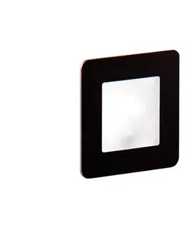 LED osvetlenie LDST DI-01-SC-BZ9 - LED schodiskové svietidlo DIANA 9xLED/1,2W/230V matná čierna DI-01-SC-BZ9