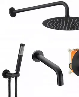Sprchové súpravy a sety Podomietková sada Rea Lungo čierna