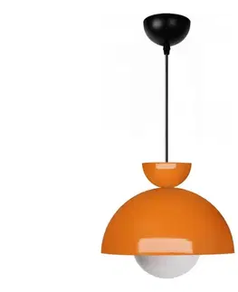 Svietidlá  Závesný luster SALVA 1xE27/15W/230V oranžový 780SGN4651