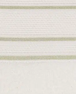 Uteráky Uterák Gunnar 50x90cm  bielo zelený