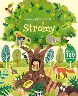 Nalepovačky, vystrihovačky, skladačky Stromy - Samolepková knižka