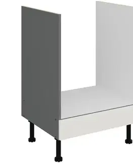 Kuchynské skrinky stojace Kuchynská skrinka Aria-Wh/Ant Anti Fingerprint 60dg Bb