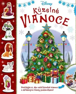 Leporelá, krabičky, puzzle knihy Disney: Kúzelné Vianoce - Kolektív autorov,Kolektív autorov,Ľubica Svárovská