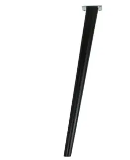 Vybavenie skríň Buková noha čierna 600 mm