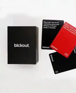 Párty hry DELAB Kartová hra BLCKOUT 18+ (Gra Karciana Blckout, hra v poľštine)
