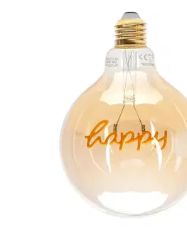Žiarovky  B.V. LED Žiarovka FILAMENT E27/4W/230V 1800K happy -  B10101HG8