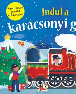 3D, magnetické, priestorové knihy Indul a karácsonyi gőzös