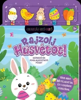 Nalepovačky, vystrihovačky, skladačky Ceruzás kifestő