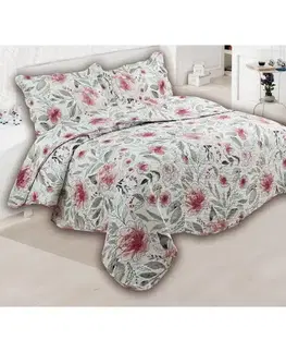 Prehozy na posteľ Prehoz Rosa Sh240607 220x250+2(40x60) cm