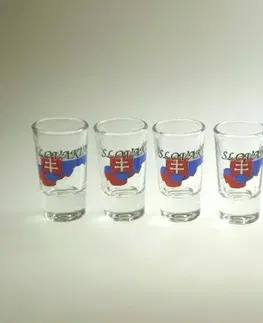 Poháre Kinekus Poháre 25ml, štamprlíky, sada 6ks, SLOVAKIA