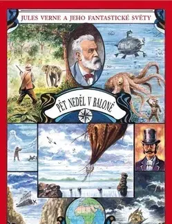 Komiksy Pět neděl v baloně - Josef Blažek,Karel Zeman