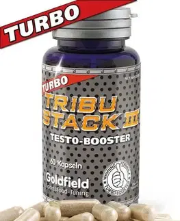 Anabolizéry a NO doplnky Tribu-Stack Turbo III - Goldfield 60 kaps.
