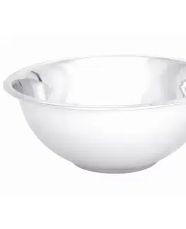 Dekorácie a bytové doplnky Miska z nehrdz. ocele hlboká 28 cm