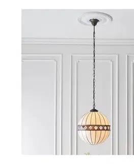 Svietidlá Endon 67045 - Luster na reťazi Tiffany FARGO 1xE27/60W/230V priemer 40 cm 67045