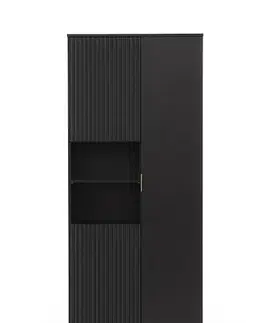 Vitríny ArtGiB Vitrína NUBIA NB-05 | čierna