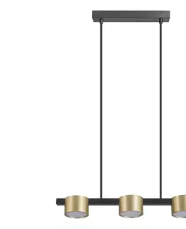 Svietidlá  LED Luster na lanku MIRELLA 3xGX53/6W/230V zlatá/čierna 327321